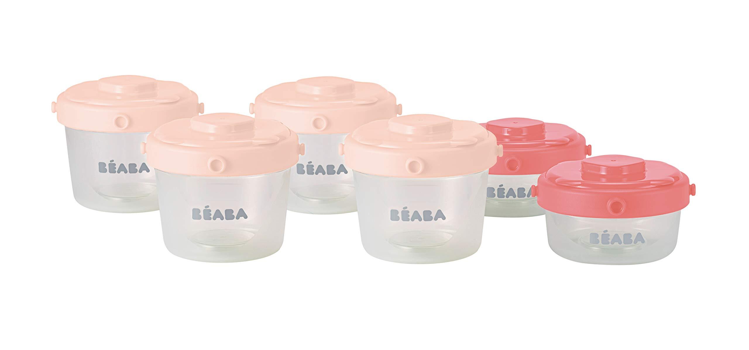 Béaba Food portioner rosa / pink 2x60 ml / 4 x 120ml