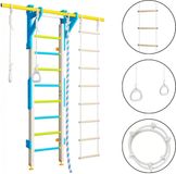 Małpiszon Eco 2 Kleurrijke klimrekken | Houten klimmuur | Wandklimtoestel
