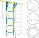 Małpiszon Eco 2 Kleurrijke klimrekken | Houten klimmuur | Wandklimtoestel