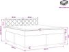 vidaXL Boxspringbed met matras, donkerblauw, 180 x 200 cm, fluweel