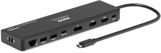 PORT Designs PORT Connect 901906V2 interface hub USB Type-C 10000 Mbit/s Zwart