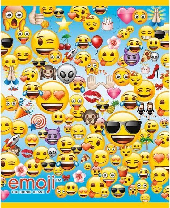 Emoji - Smiley traktatiezakjes 8 st.