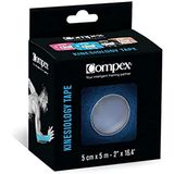 Compex Compex Kinesiologische tape, uniseks, elastisch, roze, eenheidsmaat EU
