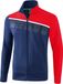 Erima presentatiejack 5 C heren polyester blauw/rood