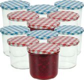 Cosy&Trendy Weckpotten / inmaakpotten - Rood - 12 stuks - 230 ml - Glas - Met draaideksel