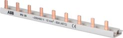 Busch-Jaeger Verzamelrail, 1F, 9 modules, Zwart