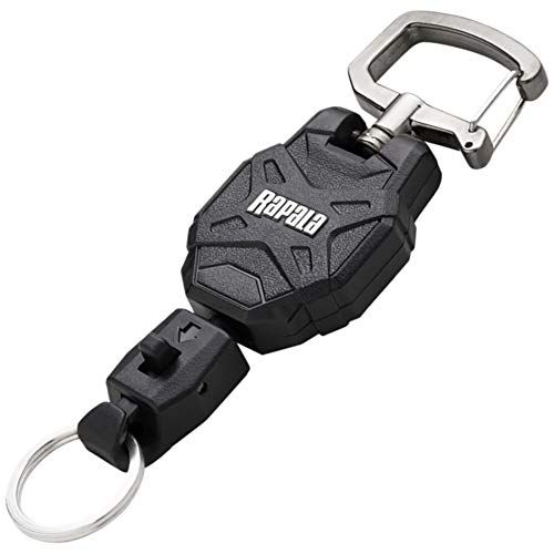 Rapala RCD Small Retractable Lanyard - Black - Size M