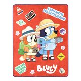 Northwest Bluey Silk Touch Gooi Deken, 46" x 60", Road Trip
