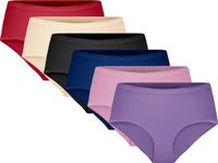 GAUBERT Holland underwear B.V. Gaubert 6-Pack Dames heup slips invisible - Onzichtbare dames naadloze midi onderbroeken - Schijnt niet door - Maat S/M