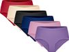 GAUBERT Holland underwear B.V. Gaubert 6-Pack Dames heup slips invisible - Onzichtbare dames naadloze midi onderbroeken - Schijnt niet door - Maat S/M