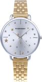 Radiant Dameshorloge RA544202 Goudkleurig RVS Analoog Quartz 38mm