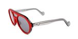 Moncler ML0052 Shiny red 0/0/145 Unisex Zonnebrillen