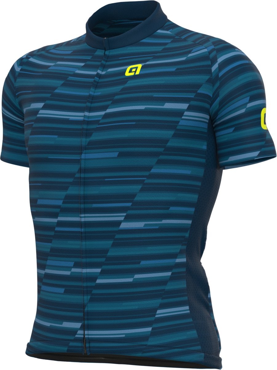 Ale Fietsshirt Korte Mouwen Solid Step - Blauw - M - Valt klein