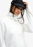 Superdry Bench Funnel Track Top Dames XXS Wit/Maanlicht