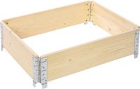 Garronda Kweekbak Palletrand 80x60x20 cm - Natuurlijk
