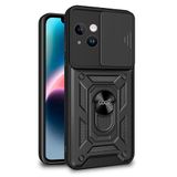 Cool iPhone 14 Plus beschermhoes harde ring zwart