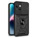 Cool iPhone 14 Plus beschermhoes harde ring zwart