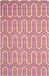 Safavieh Cambridge CAM351 Vloerkleed, Wol, Fuchsia & Grijs, 122 x 183 cm