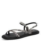 Tamaris 1-28124-46 Plateausandalen voor dames, Slangengrijs, 37 EU
