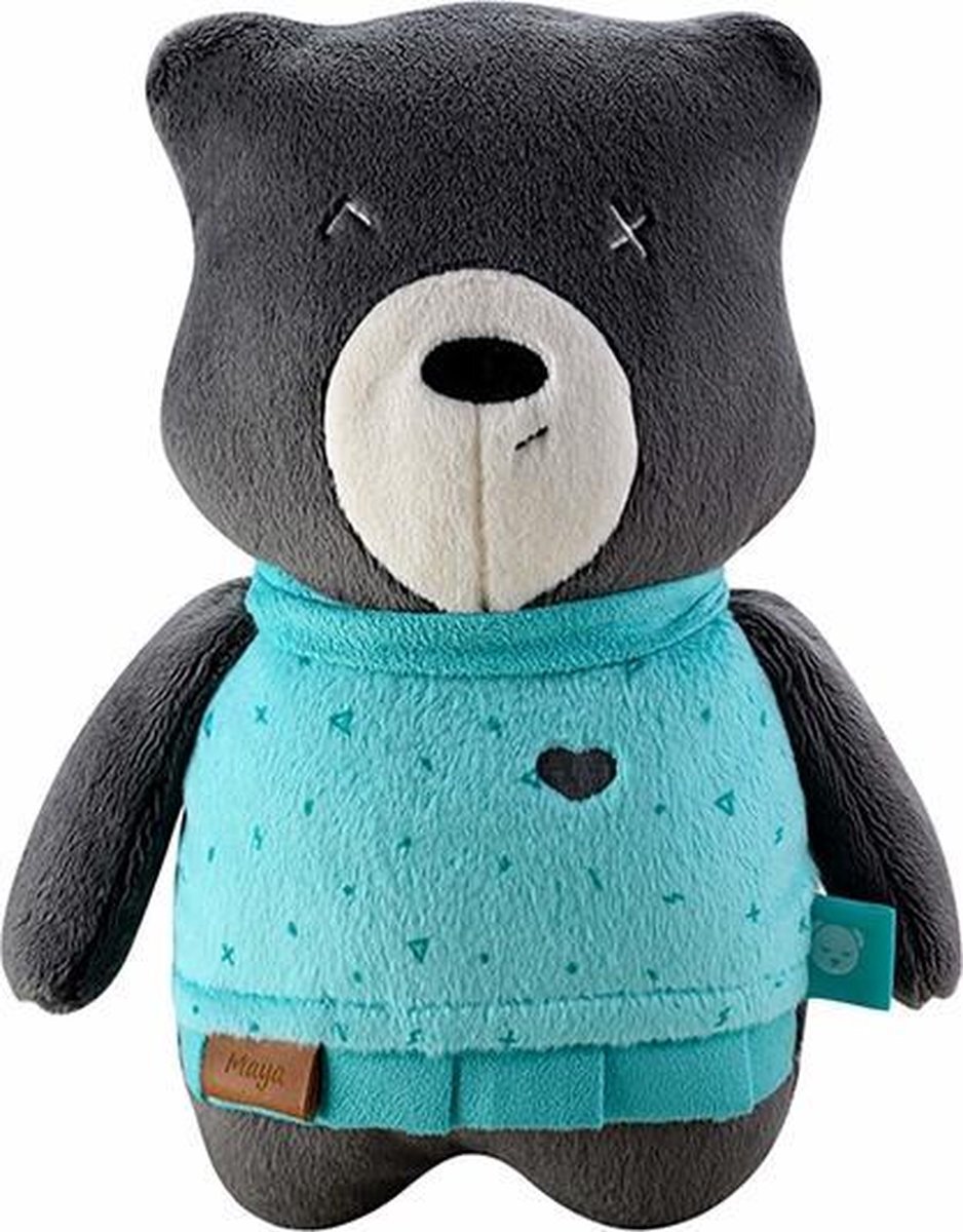 myHummy slaapsensor basic junior 23 cm zwart/turquoise