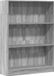 vidaXL Boekenkast 80x24x109 cm bewerkt hout grijs sonoma eikenkleurig