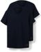 Tom Tailor Basic T-shirt Set van 2 Heren XL Dark Blue