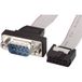 Renkforce Câble de connexion Série, Parallèle [1x fiche D-sub 9 broches - 1x connecteur femelle 10 broches] 0,26 m Gris
