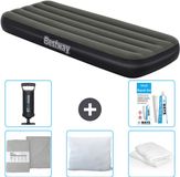 Bestway Luchtbed - 1-Persoons - 76 x 185 x 25 cm - Groen