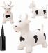 Sun Baby Springdier met pomp vanaaf 1 jaar - Stier - wit - max 50kg