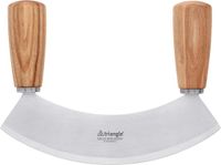 Triangle Wiegemes 17,5 cm – Essenhout Heft – Roestvrijstaal