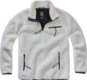 Brandit Teddyfleece Troyer Sweater/trui - L - Wit