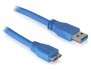 DeLOCK Micro USB 3.0 Kabel - 3m - Blauw