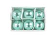 Nataluna Tiffany Metalen kaars bal 4 cm 6 stuks zoals afgebeeld