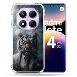 Cokitec Versterkte hoes voor Xiaomi Redmi Note 14 Pro 5G Animal Tiger Business