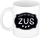 Bellatio Decorations Liefste zus verjaardag cadeau mok - zwart krijtbord - 300 ml - Keramiek - broer/zussen dag