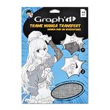 Graph'it - Overdrachtstrame voor Manga Tekeningen en Illustraties – Droog Over te Brengen Decalcomanie – A4-formaat – Textielmotief