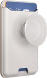 PopSockets PopWallet Softgoods Series MagSafe Kaarthouder Beige