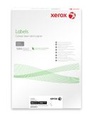 Xerox 926L90400 Ordnerrugetiketten verpakking met 100 vellen, geschikt voor laser, kleurenlaser en inkjetprinters, wit
