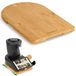 Skateboard slider - Planche à roulettes en bambou avec rouleaux pour TM7 - Pieds antidérapants