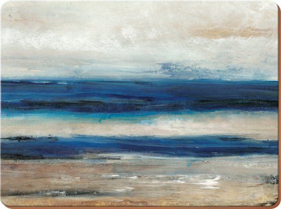 CT Placemat Zeezicht - abstract (4 stuks)