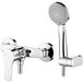 Ibergrif M12057 Douchekraan Set met Handdouche, Doucheslang, Chroom, Zilver