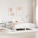 Maison Exclusive - Lit avec matelas, blanc, 180 x 200 cm, pin massif