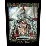 Iron Maiden Aces High Unisex Embleem - meerkleurig - Standard