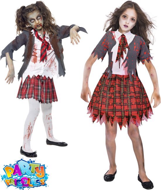 Vegaoo Dressing Up & Costumes | Costumes - Halloween - Zombie School Girl Costume