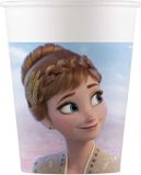 Procos Vegaoo - 8 Elsa Frozen kartonnen bekers 200 ml