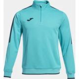 Joma Sweatshirt Olimpiada Heren Blauw/Turquoise Fluor/Zwart XL