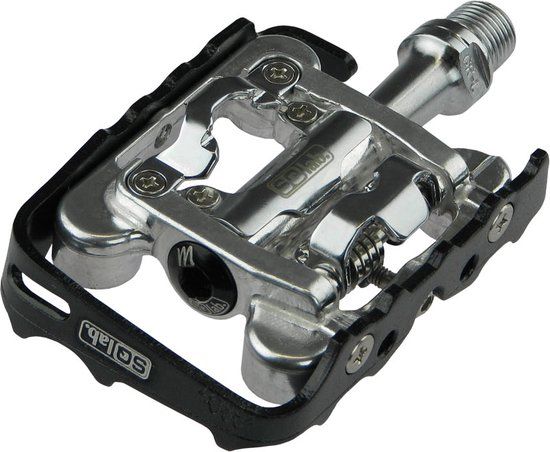 502 SQlab Trekking pedalen 502 Active Long - Knievriendelijk - Natuurlijke voetpositie - + 8 mm - Zwart