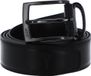 JOOP! Leren Riem Double Quilted Coll. Belt 3,5 CM W80 Black Zwart