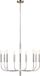 Feiss LED Kroonluchter | 9X E14 Max 60W | Dimbaar | Polished Nickel
