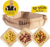 RACHS KOCHWERK bakpapier voor heteluchtfriteuses (2-5 liter) - 50 stuks